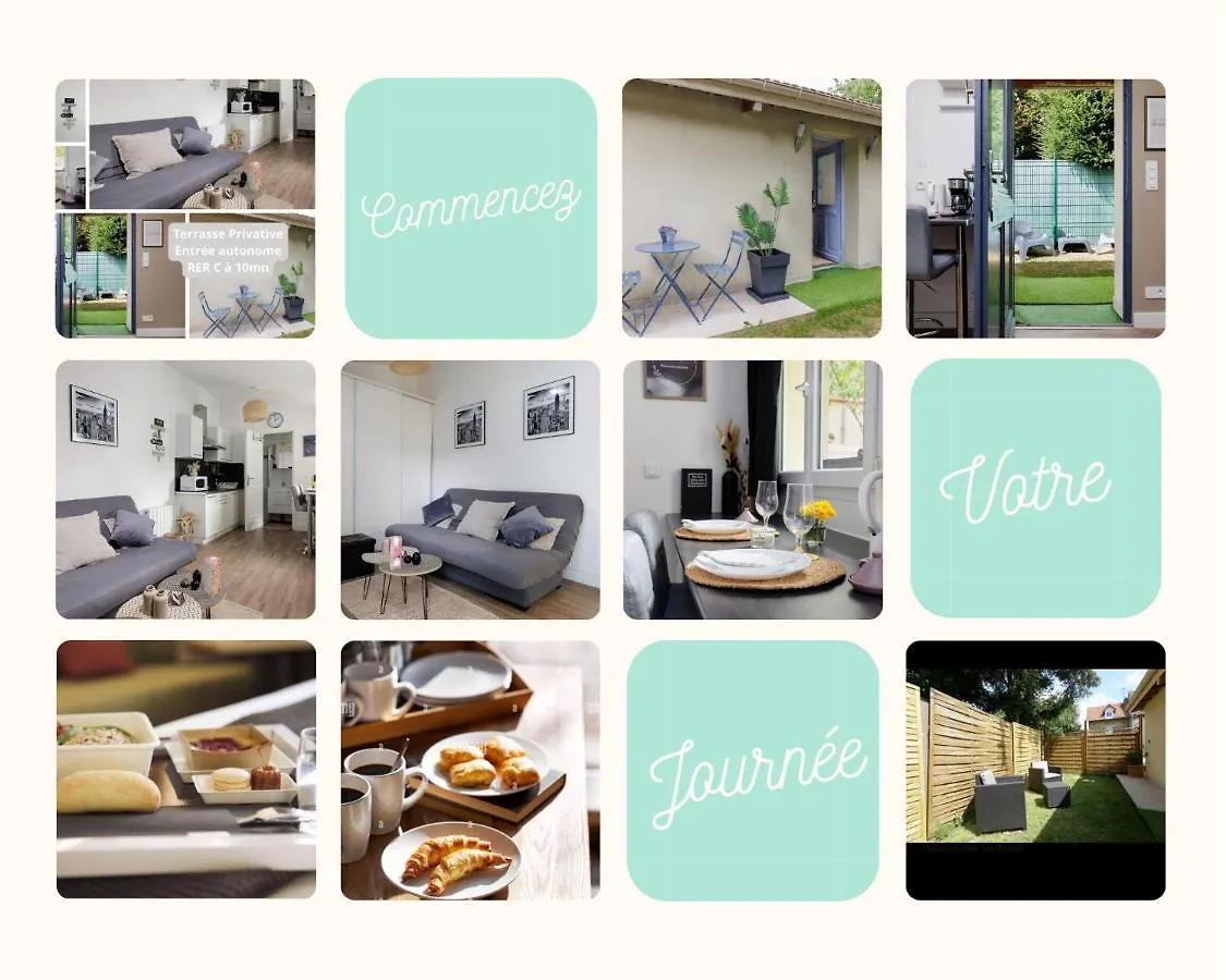 Chic Parisian - 5' Rer C Paris - Orly 15 Min Apartment Savigny-sur-Orge 0*,  France